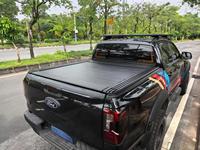 Couverture de benne de camionnette rétractable manuelle en alliage d'aluminium étanche pour Ford F-150 Tundra Ram 1500 Ranger Navara Tonneau