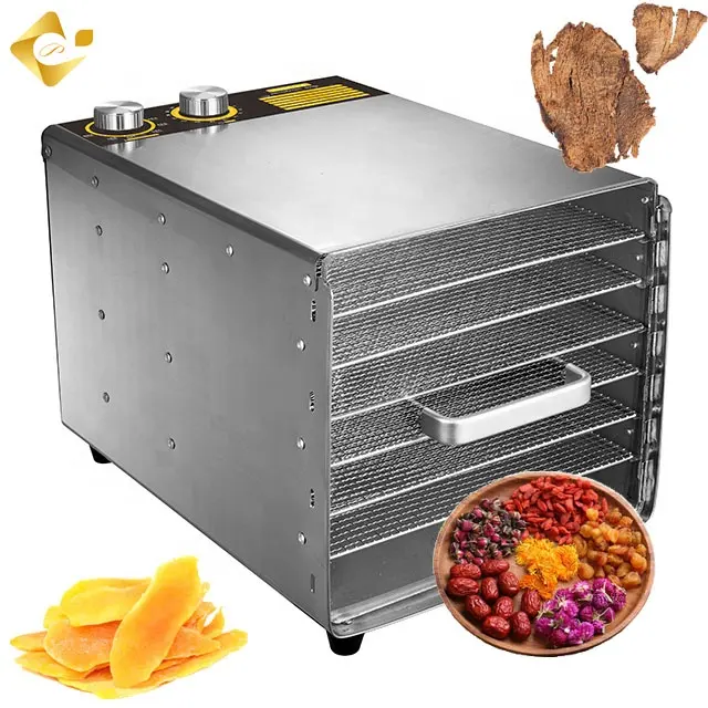 220V China Fabriek <span class=keywords><strong>Grote</strong></span> Capaciteit 6 Trays Vlees Fruit Drogen Machine <span class=keywords><strong>Dehydrator</strong></span> Voedsel Droger
