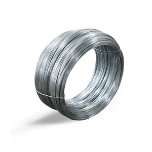 Varilla de alambre galvanizado con revestimiento de Zinc, alambre de acero galvanizado de alta resistencia a la tracción de 0,3mm