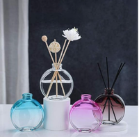 Bouteilles de diffuseur en verre bocaux de diffuseur avec ensemble de bouchons accessoires de parfum utilisés pour les ensembles de diffuseur de roseau de remplacement bricolage