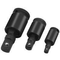 360 degrés Impact universel Joint-Socket pivotant Joint d'articulation Air Wobble Socket Adaptateur Extension Clé électrique 1/2 3/8 1/4