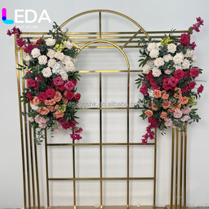 ฉากหลังขนาดเล็ก LEDA ตกแต่งด้วยดอกไม้ประดิษฐ์จากผ้าไหม สำหรับตกแต่งงานแต่งงานและงานอีเว้นท์ - Product Image 1