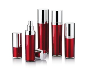 China supplier plastic packaging cylinder round lotion bottles spray bottle
