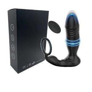 منفذ مصنع AIERSHA الذكور قوي التحكم عن بعد تدليك البروستاتا هزاز تلسكوبي المكونات الشرج - Product Image 6