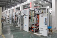 Panel de interruptores de aluminio con anillo de disyuntor SF6 RMU Unidad de distribución de energía del interruptor de carga de la subestación compacta principal