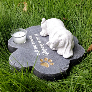 Pietra Commemorativa per <span class=keywords><strong>Animali</strong></span> Domestici in Resina Ecologica con Design Animale per Decorazione di Giardini e Tombe, Direttamente dalla Fabbrica - Product Image 2