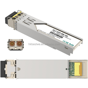 โมดูลออปติคอล 1.25G ดูเพล็กซ์ 1550nm LC DDM ระยะ 100 กม. SFP โหมดเดี่ยว LC แบบสองพอร์ต - Product Image 1