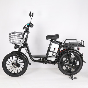 จักรยานไฟฟ้า Monster 60v 21Ah ผลิตในจีนโดยผู้ผลิตดั้งเดิม 500W 800W 1000W จักรยานไฟฟ้าไฮบริดสำหรับขนส่งอาหารและพัสดุ - Product Image 4