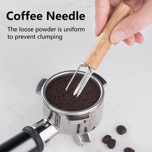 Distribuidor de Agujas para Café Espresso con Logotipo Personalizado OEM, Accesorios de <span class=keywords><strong>Barista</strong></span> de Madera y Acero Inoxidable, Herramientas de Café al por Mayor con Marca Privada - Product Image 4