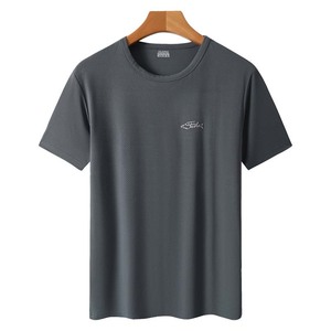 Haut de sport d'été décontracté pour hommes Conception d'ananas à séchage rapide T-shirt tissé à manches courtes respirant Style mince - Product Image 1
