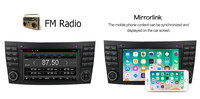 Android 14 8 cœurs 4 cœurs Écran tactile 7 pouces Navigation GPS DSP Aide au recul Garantie 1 an pour Mercedes-Benz Classe E W211