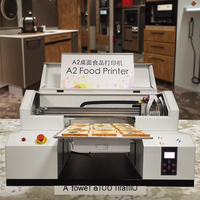 Printer Makanan Otomatis High-precision Printing Foodart X2 Flatbed Inkjet dengan Print Head I3200, Area Cetak 420x600mm