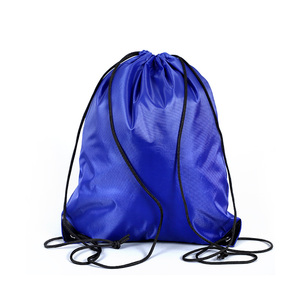 High Quality Polyester Draw String Sports Backpack Gym Bag Waterproof Custom Logo Fitness Promotional Drawstring Bag