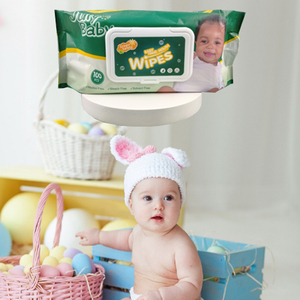 Lingettes humides pour bébé bio non parfumées pour bébés sensibles, échantillon gratuit OEM, vente en gros, lingettes pour bébé en marque privée - Product Image 4