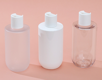 Échantillon gratuit 100-500 ml pour bouteille de shampoing en PET avec impression de logo personnalisée, bouchon à vis pour l'emballage du shampoing