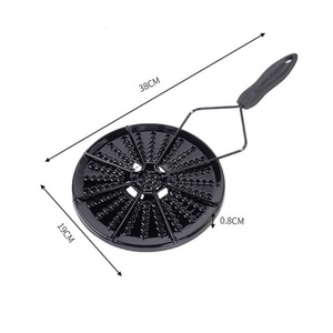 <span class=keywords><strong>Plaque</strong></span> diffuseur <span class=keywords><strong>de</strong></span> chaleur en émail noir pour cuisinière à <span class=keywords><strong>gaz</strong></span>, <span class=keywords><strong>plaque</strong></span> <span class=keywords><strong>de</strong></span> conduction thermique, protection pour ustensiles <span class=keywords><strong>de</strong></span> cuisine, pour petites poêles, chauffage progressif - Product Image 2