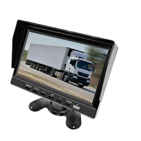 Moniteur de voiture SeemeTech 7 pouces IPS AHD, résolution 1024x600, luminosité 600cd/m, USB, carte SD, Android, télécommande portable, 1 an