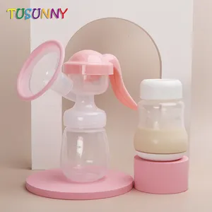 Best affordable silicone manual breast pump baby milk pump for sale