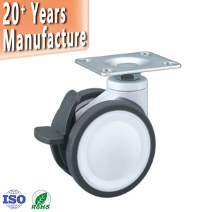 Hersteller Großhandel 3 "4" 5 "Medical 250kg Verriegelung Professional Lightweight M12 Swivel Central Tpr Bolt <span class=keywords><strong>Caster</strong></span> Wheel - Product Image 5