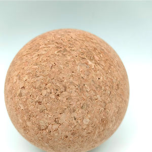 लेकोर्क 2024 अच्छा विक्रय अनुकूलन लोगो 95 मिमी ठोस कॉर्क मालिश योग गेंद - Product Image 2