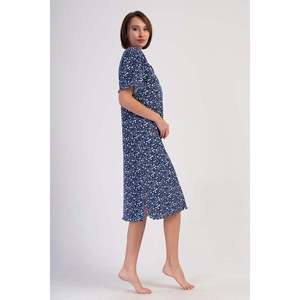 Chemise de nuit pour femmes XXL à col en V et manches courtes, personnalisable avec logo, confortable, respirante, en Spandex et Modal, pour usage domestique - Product Image 3