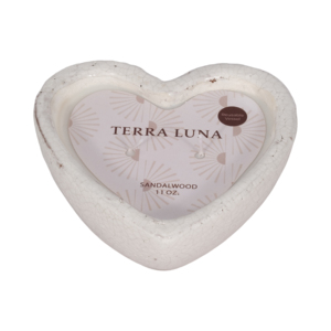 Candela Profumata al Legno di Sandalo a Forma di Cuore, Piccola Candela Decorativa per Soggiorno, Camera da Letto, Bagno - Product Image 4