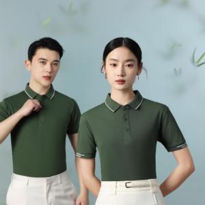 เสื้อโปโลแขนสั้นผ้าไหมผสมฝ้าย 60% แบรนด์ดัง ปักโลโก้ได้ตามต้องการ สำหรับผู้ชาย เสื้อยืดโปโลสีพื้น - Product Image 3