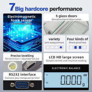 신상품 전자 분석 저울 310g * 0.001g 실험실 계량 저울 디지털 화학 산업 실험실 정밀 저울 - Product Image 3