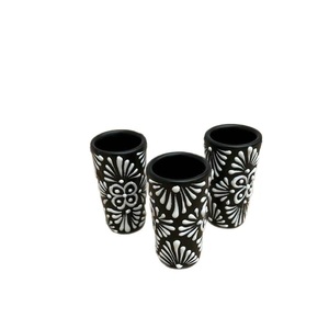 Verres à liqueur de tequila personnalisés de 2 oz tasse en céramique peinte à la main avec des cadeaux de conception de poterie mexicaine Talavera pour les amis - Product Image 6