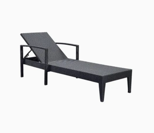 Chaise longue de jardin avec cadre de chaise longue traditionnelle moderne pour villa, <span class=keywords><strong>terrasse</strong></span>, cour, <span class=keywords><strong>piscine</strong></span>, portable - Product Image 1
