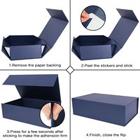 Yuancai nouveau Design couleur boîte de papier cadeau couvercle magnétique boîte à couverture rigide avec estampage de Logo en feuille d'or