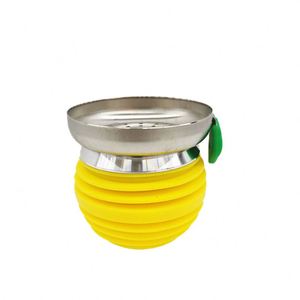 Accesorios para Fumar al por Mayor: Cuencos de Silicona y Acero Inoxidable 2 en 1 para Control de Calor - Accesorios Redondos para Cachimbas - Product Image 1
