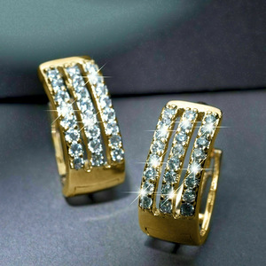 Orecchini a Cerchio alla Moda per Donne, Accessori per Orecchie Semplici per Uso Quotidiano - Product Image 3