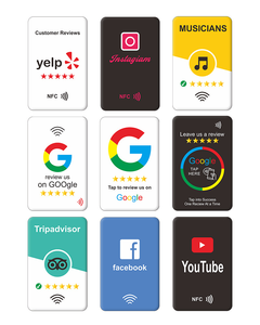 Tarjeta de Visita NFC RFID Personalizable con Código QR Programable para Tarjeta de Regalo de <span class=keywords><strong>Google</strong></span> <span class=keywords><strong>Play</strong></span>, Aplicaciones de Redes Sociales y Hoteles - Product Image 6