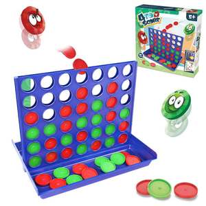 Gioco da Tavolo Educativo per Bambini Più Popolare: <span class=keywords><strong>Connect</strong></span> <span class=keywords><strong>Four</strong></span>, Gioco Classico Quattro in Fila - Product Image 1