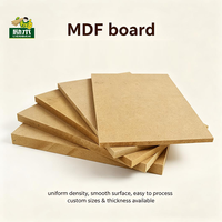 Muestra Gratuita de Tablero MDF de 9mm 12mm 15mm 18mm 25mm E0 E1, Tablero de Fibra de Densidad Media Resistente a la Humedad, Enlace de Muestra Único