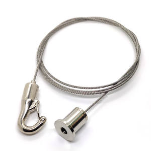 <span class=keywords><strong>แขวน</strong></span>เพดานระงับสายเคเบิลเชือก<span class=keywords><strong>ลวด</strong></span>ปรับความยาวด้วยฤดูใบไม้ผลิตะขอระบบแผงอะคูสติก - Product Image 3