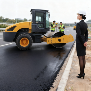 Rodillo de tambor doble de 1,5 toneladas Road 1500 Compactador Road Con Ruction Roller Machine - Product Image 2