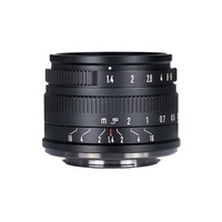 Objectif d'appareil photo 7Artisans 35 mm F1.4 APS-C à mise au point manuelle, grande ouverture pour appareils photo à monture E/Z/FX/EOS-M/M43 - M1 M2 M3 M5 M6 M6II M10