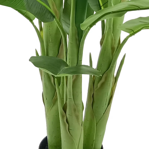 Oh Arts Nouveauté : Bananiers artificiels en pot de 160 cm pour l'<span class=keywords><strong>intérieur</strong></span> et l'extérieur, plantes artificielles, bananiers à grandes feuilles pour la <span class=keywords><strong>d</strong></span>écoration de la maison - Product Image 5