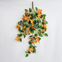 QYYM-261 Haute Qualité Grande Fleur De Bougainvillier Artificielle À La Main Doux Décoration pour Mariage Noël Graduation Occasions
