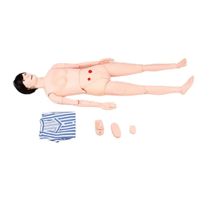 Mô hình người giả lập đa chức năng, chất lượng cao, dành cho huấn luyện hồi sức tim phổi (CPR), chăm sóc y tế nữ, mô hình huấn luyện điều dưỡng. - Product Image 2