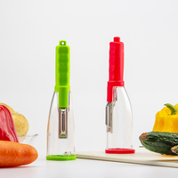 Meilleure Vente Ustensiles de Cuisine Éplucheurs et Coupe-Fruits avec Rangement Éplucheur Pomme Légumes Pomme de Terre
