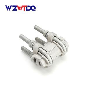 Vente en gros d'usine, série de pinces à câble à quatre boulons, boîtier en aluminium, clips pour câble métallique, connecteurs de câble parallèles robustes - Product Image 1