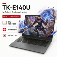 Laptop Aziendale Sottile da 14 Pollici con Intel Ultra 5 115U 8 Core, Win10/11, Porta RJ45, 1,28kg, Lettore di Impronte Digitali, Disponibile, 1920x1200