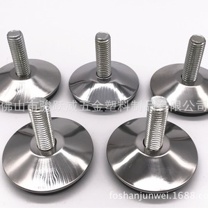 Pied de meuble réglable, diamètre 50 mm, base métallique antidérapante pour table et chaise, support robuste - Product Image 4