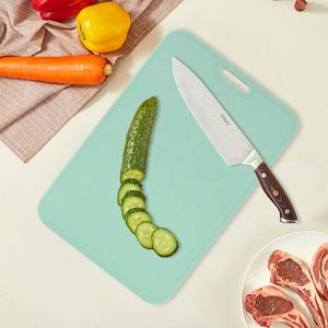 접이식 디자인 핸들 유연한 내구성 실리콘 도마 주방 도마 교수형 구멍이있는 보드 - Product Image 3