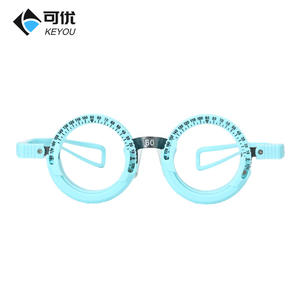 Montura de Prueba de Optometría Keyou, Aleación de Aluminio y Magnesio, Montura Completa Redonda, Aparato Manual para Examen de Agudeza Visual - Product Image 1