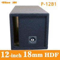 Boîtier de subwoofer ventilé simple de 12 pouces, directement de l'usine, pour voiture, modèle P-12B1, Chine