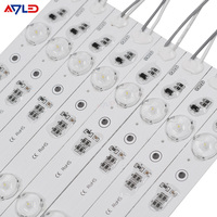 Barres lumineuses LED rétroéclairées DC24V, boîte lumineuse LED fine, 3 LED/pièce, lentille 3030, extérieur, 270 mm, petite barre LED pour boîte lumineuse à éclairage simple face